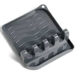 Gifi Support repose-cuillères plastique gris