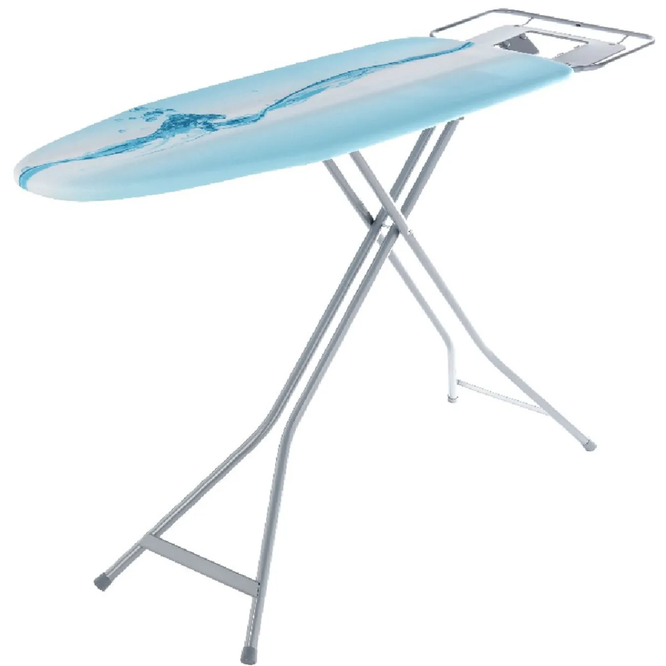 Gifi Entretien Du Linge|Table à repasser bleue avec support