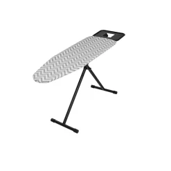 Gifi Entretien Du Linge|Table à repasser motif zig zag gris et blanc 162x46xH60/90cm