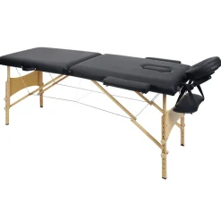 Gifi Bien-Être^Table de massage pliable noir