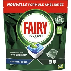 Gifi Nettoyage Et Entretien|Tablette lave-vaisselle Fairy x33