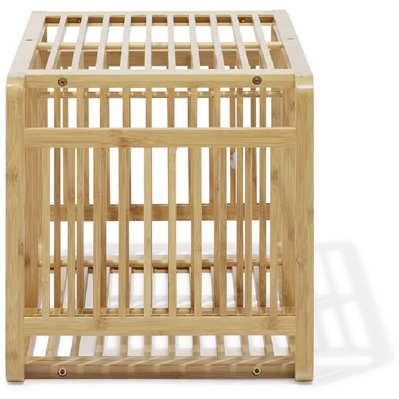 Gifi Rangement|Étagère 2 cases Macao bambou naturel - L33xH.64,5xP.33 cm