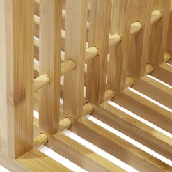 Gifi Rangement|Étagère 2 cases Macao bambou naturel - L33xH.64,5xP.33 cm