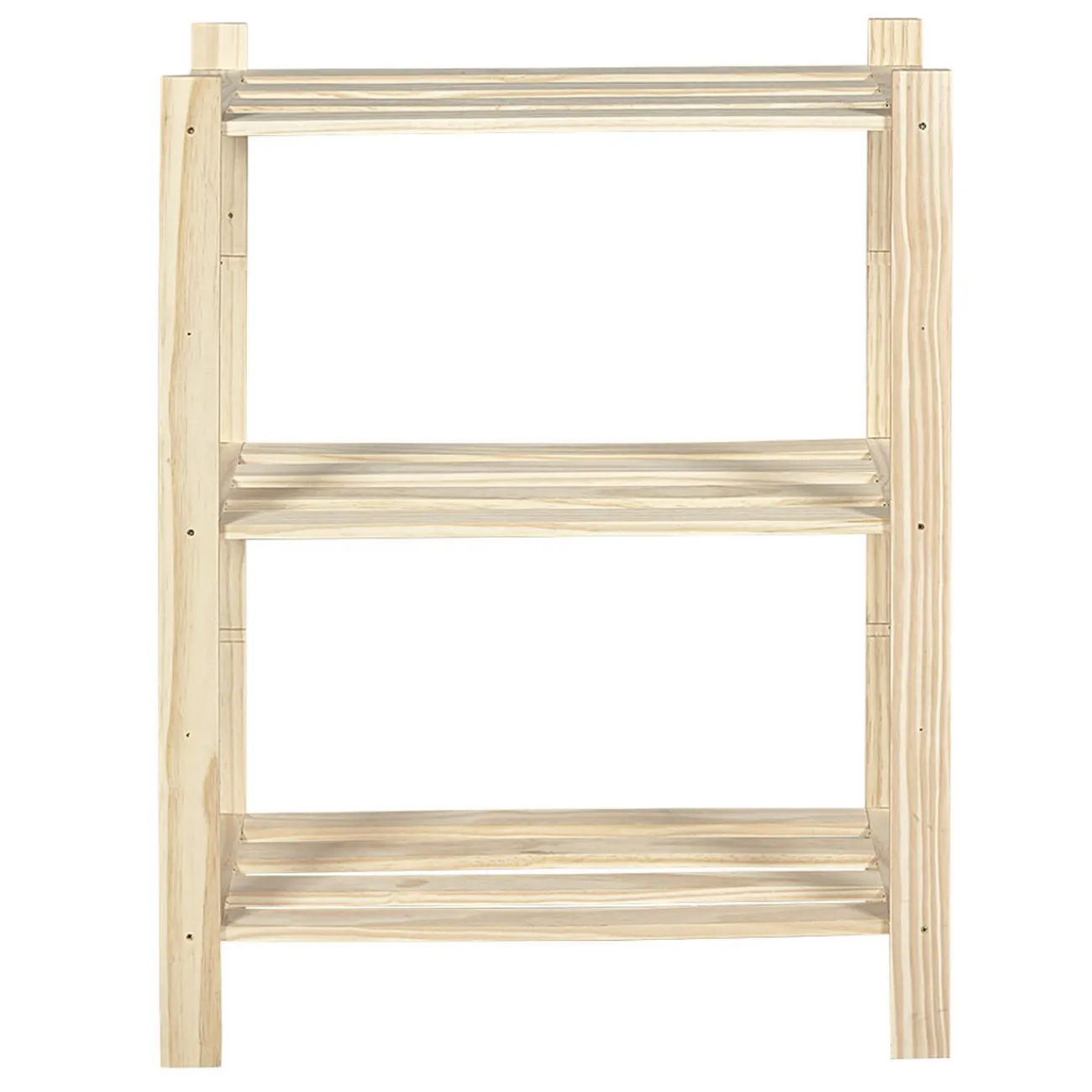 Gifi Rangement|Étagère 3 niveaux en Pin massif