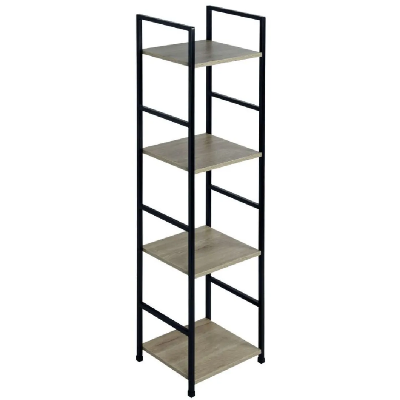 Gifi Rangement|Étagère 4 niveaux Luffi 29,1x23,5x112cm bois et métal