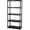 Gifi Rangement|Étagère 5 niveaux noir