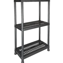 Gifi Rangement|Étagère 3 niveaux noir