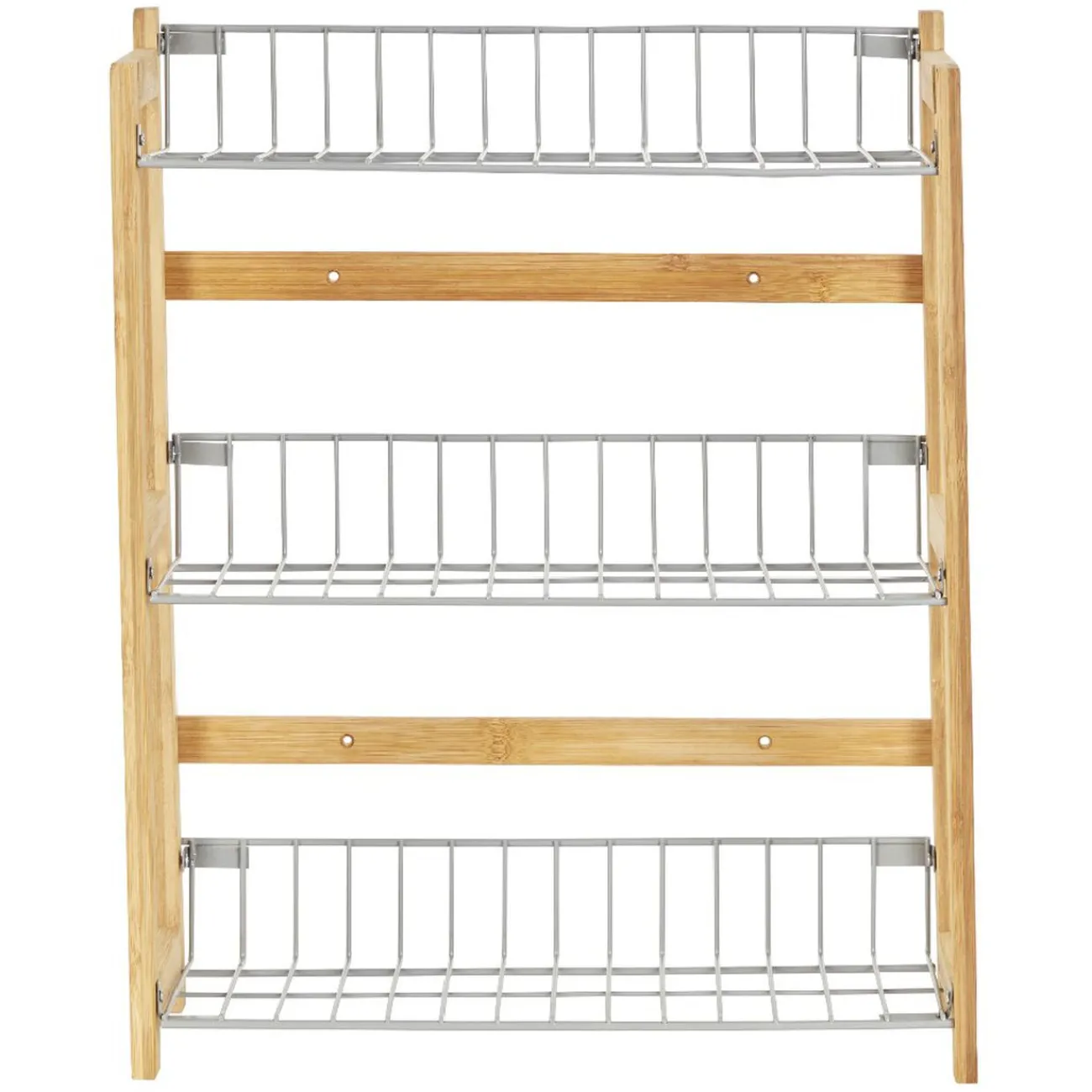 Gifi Étagère à épices en bambou 3 niveaux