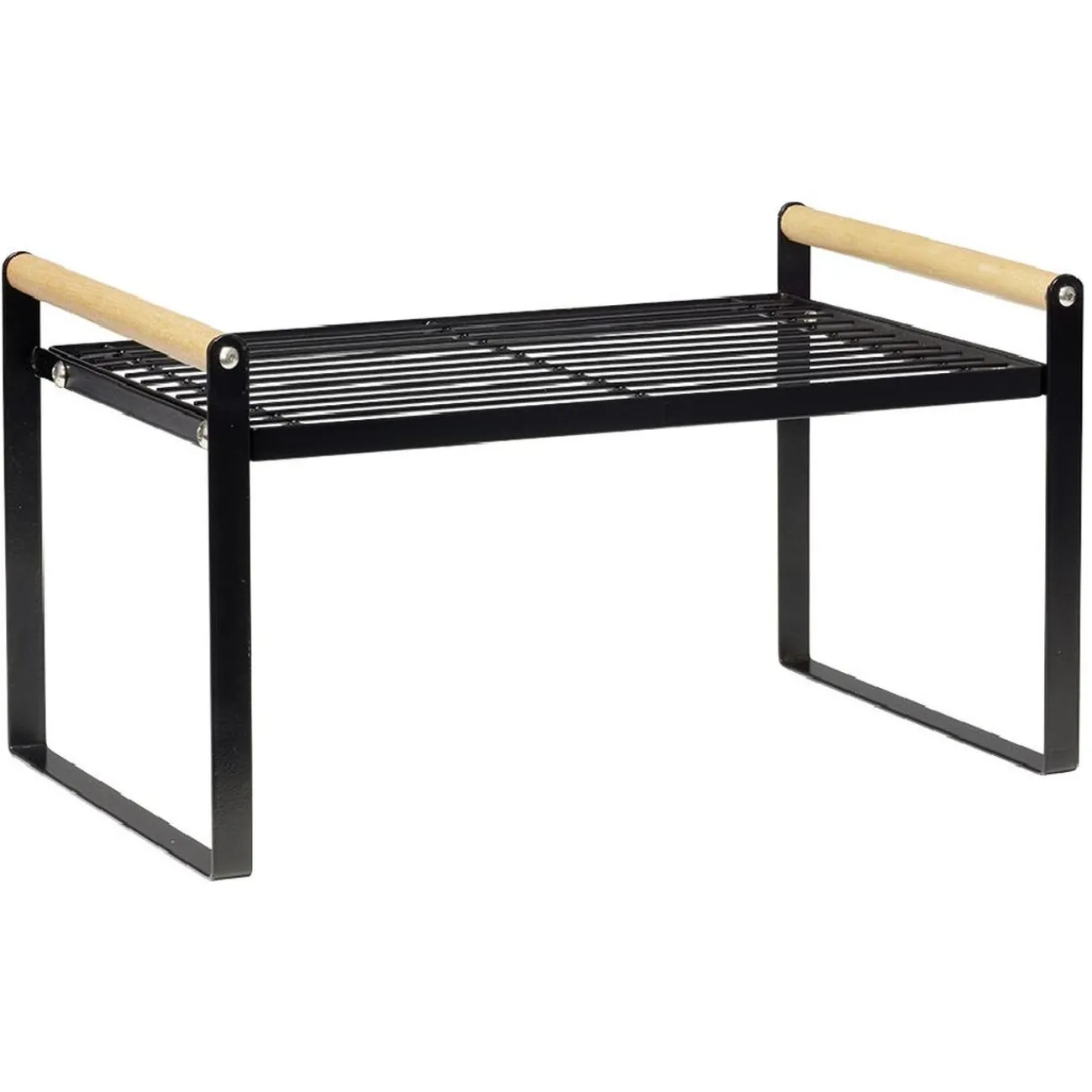 Gifi Étagère à poser métal et bois 35,5x19,5xH19,5cm