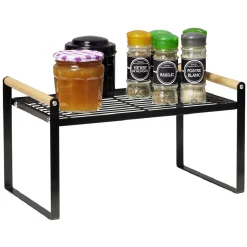 Gifi Étagère à poser métal et bois 35,5x19,5xH19,5cm