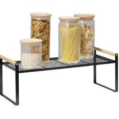 Gifi Étagère à poser métal et bois 53x21xH19,5cm