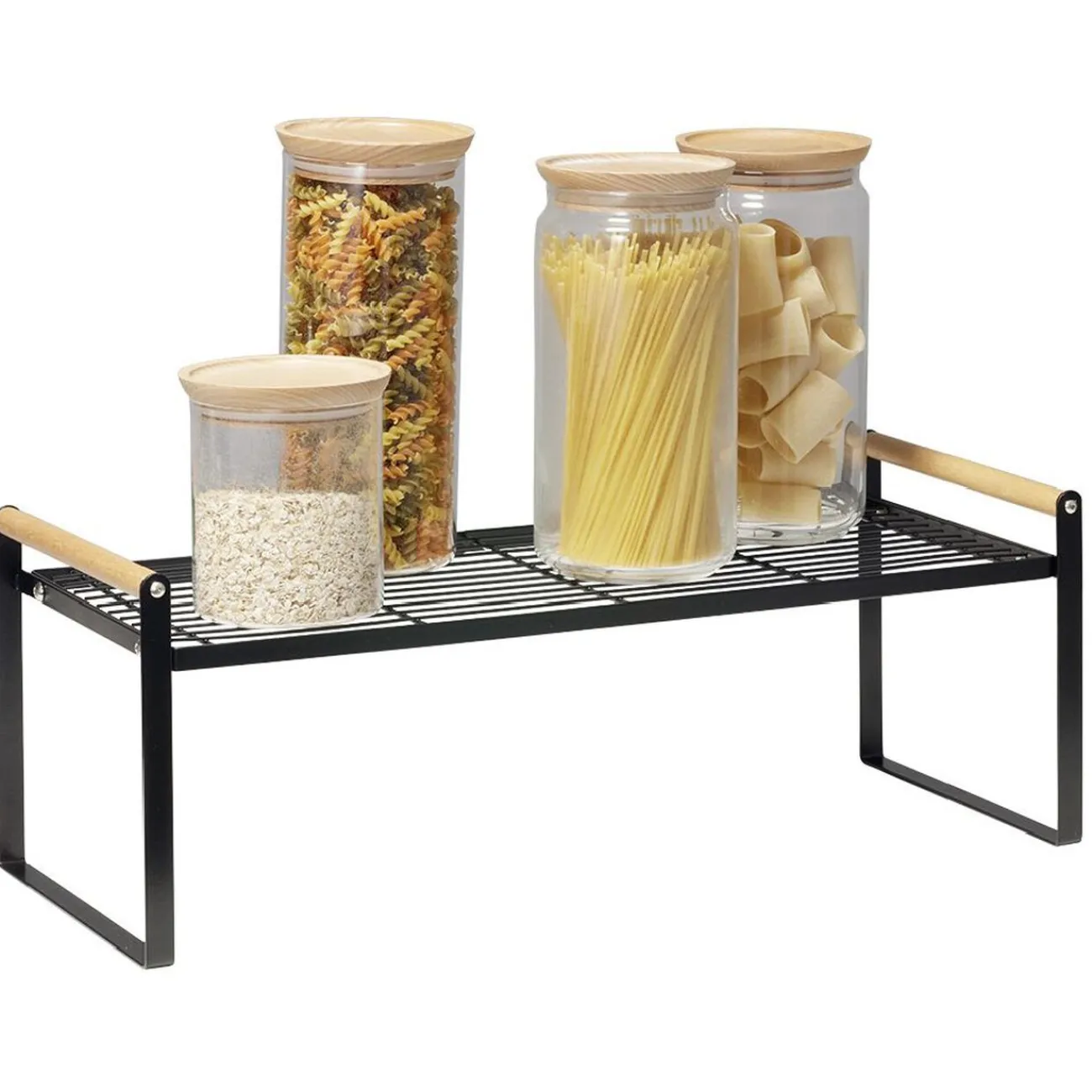 Gifi Étagère à poser métal et bois 53x21xH19,5cm