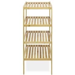 Gifi Aménagement Salle De Bain^Étagère bambou 4 niveaux