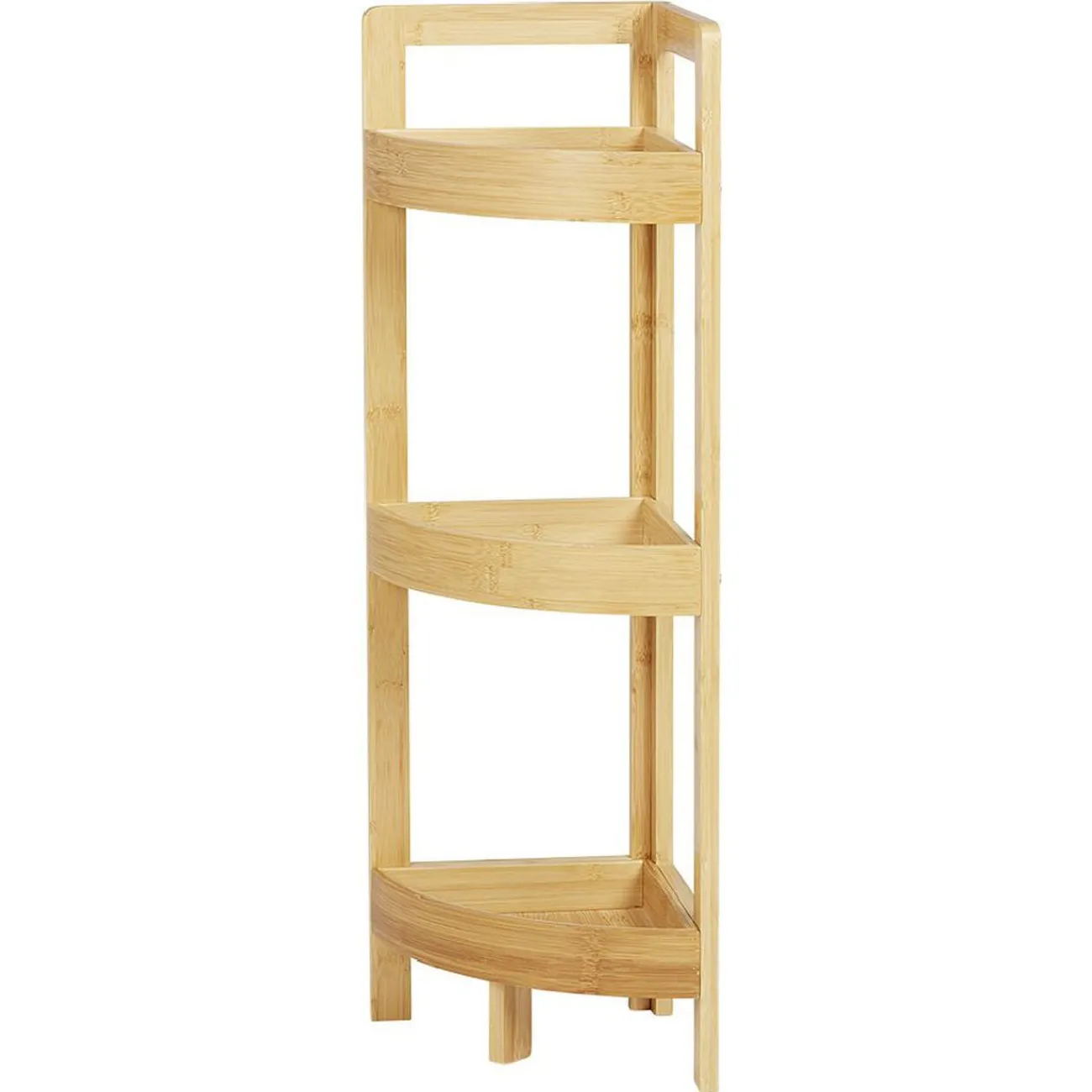 Gifi Aménagement Salle De Bain^Étagère d'angle en bambou