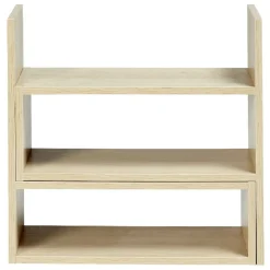 Gifi Rangement|Étagère de bureau modulable bois