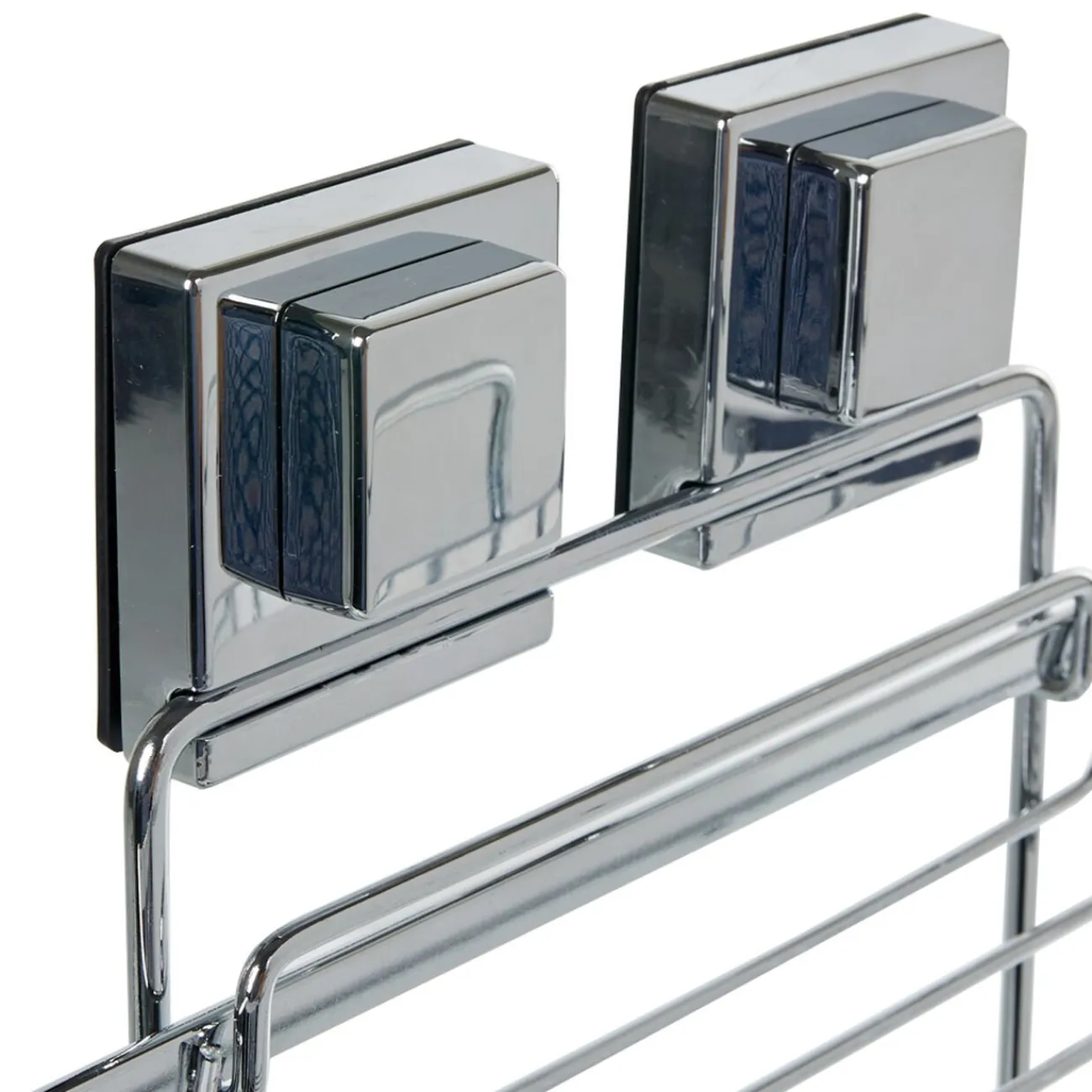 Gifi Equipement Douche^Étagère de douche 2 niveaux à ventouse gris