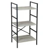 Gifi Aménagement Salle De Bain^Étagère en métal et mdf 3 niveaux