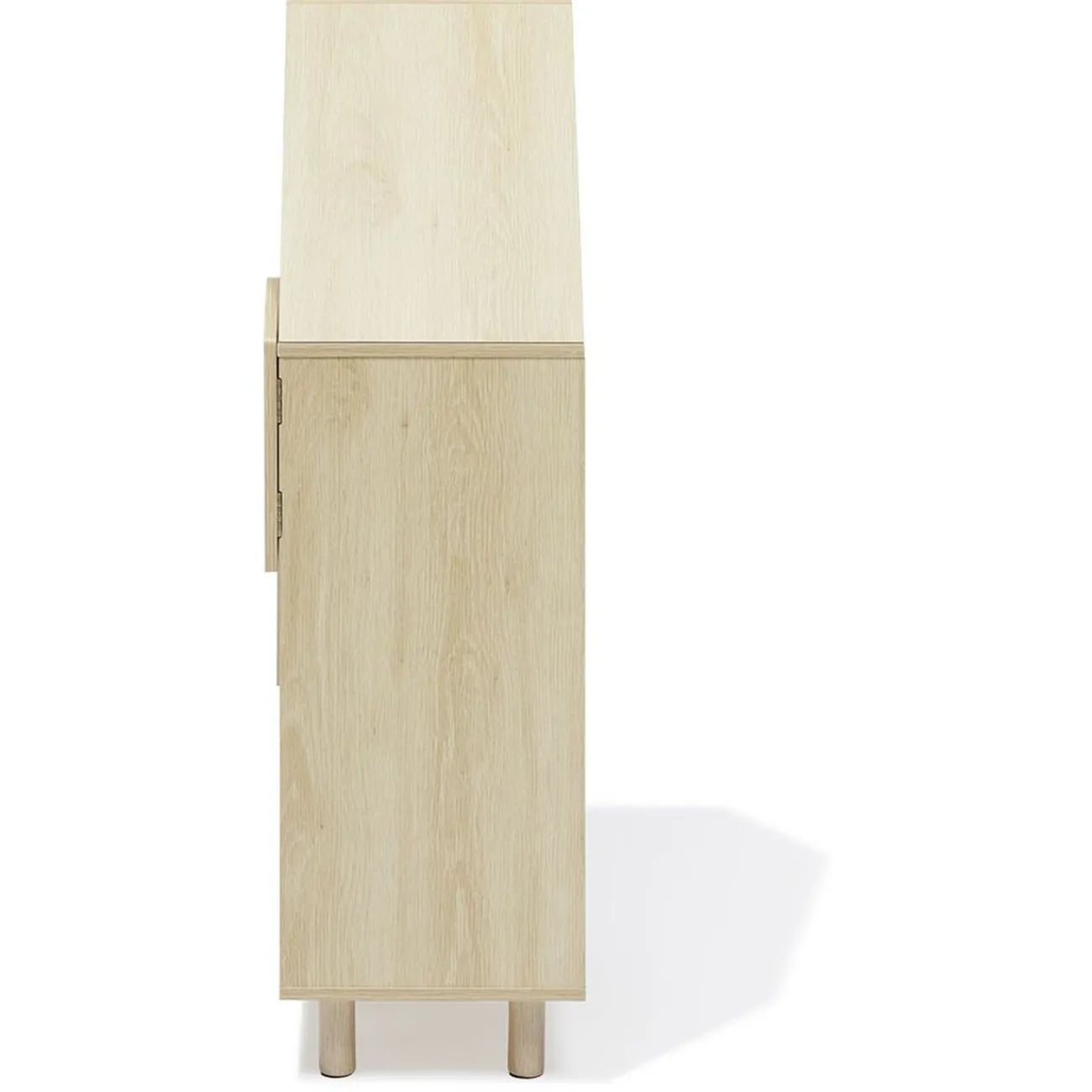 Gifi Rangement|Étagère enfant 7 cases design nuage arc en ciel - L60,5xP30xH100 cm