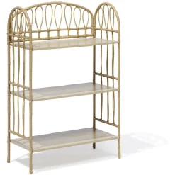 Gifi Rangement|Étagère enfant vintage naturel - L63xP30xH95 cm