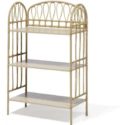 Gifi Rangement|Étagère enfant vintage naturel - L63xP30xH95 cm