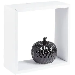 Gifi Rangement|Étagère murale carrée blanche x3