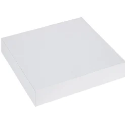 Gifi Rangement|Étagère murale carrée bois blanc