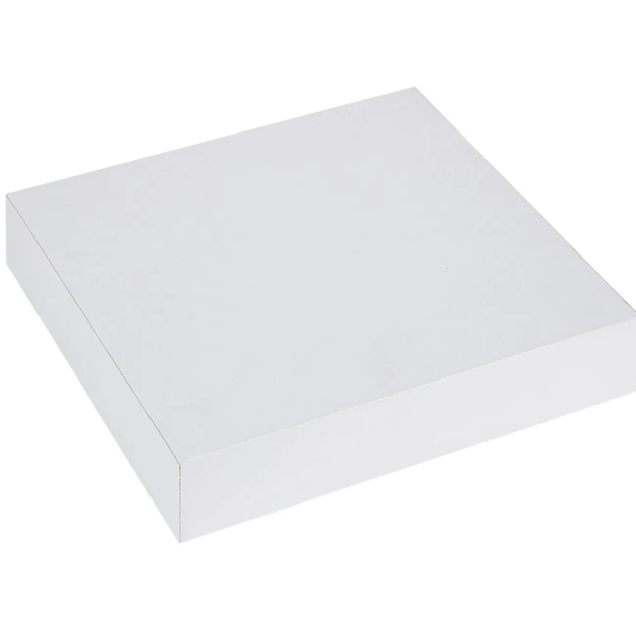 Gifi Rangement|Étagère murale carrée bois blanc