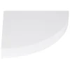 Gifi Rangement|Étagère murale d'angle bois blanc