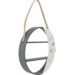 Gifi Rangement|Étagère murale Hilla blanche et noire