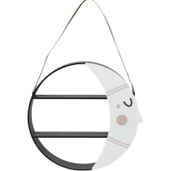 Gifi Rangement|Étagère murale Hilla blanche et noire