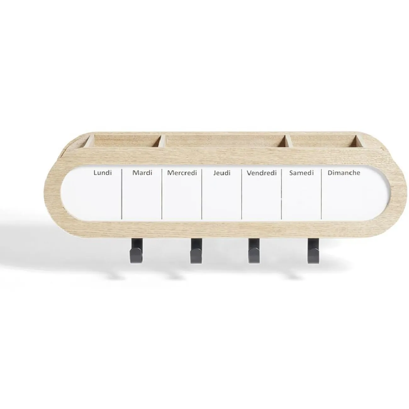 Gifi Rangement|Étagère murale mémo semainier 48x15,5xH12cm