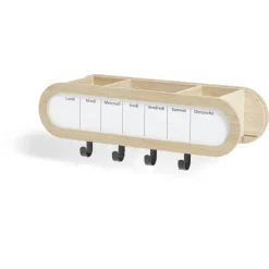 Gifi Rangement|Étagère murale mémo semainier 48x15,5xH12cm