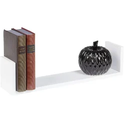 Gifi Rangement|Étagère murale rectangulaire blanche x3