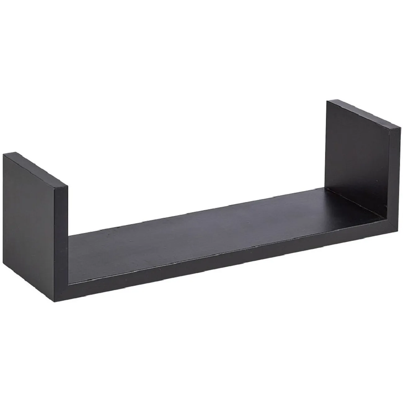 Gifi Rangement|Étagère murale rectangulaire noire x3