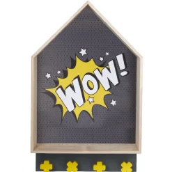 Gifi Rangement|Étagère murale Wow noire