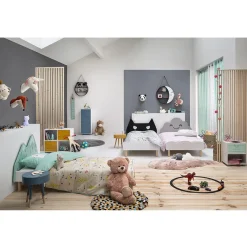 Gifi Rangement|Étagère murale Wylie noire et blanche