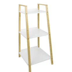 Gifi Aménagement Salle De Bain^Étagère salle de bain 3 niveaux bambou 34,5x36xH76cm