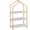 Gifi Rangement|Étagère sur pied Sven blanc naturel