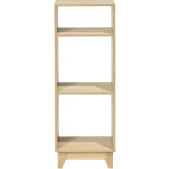 Gifi Rangement|Étagère sur pieds à 3 compartiment contreplaqué naturel