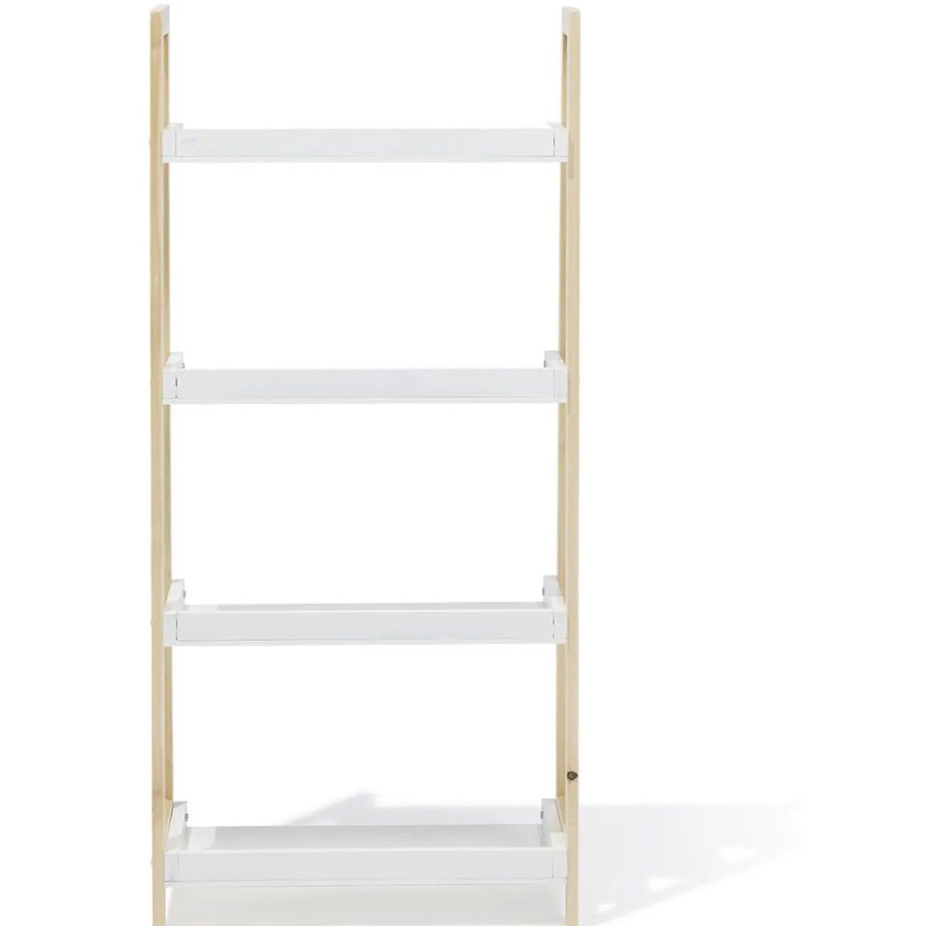 Gifi Rangement|Étagère sur pieds Écolier MDF et pin blanc - L60xP30xH130 cm