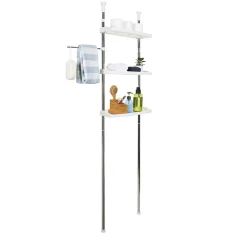 Gifi Aménagement Salle De Bain^Étagère WC 3 niveaux hauteur réglable