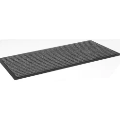 Gifi Nettoyage Et Entretien|Tapis antidérapant grattant antipoussière absorbant gris 160x60cm