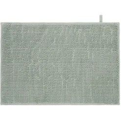 Gifi Aménagement Salle De Bain^Tapis chenille salle de bain coton vert 45x65cm