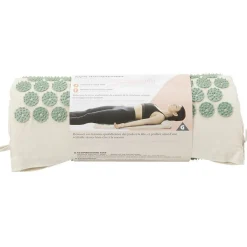 Gifi Bien-Être^Tapis d'acupression beige et vert