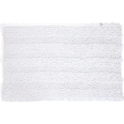 Gifi Aménagement Salle De Bain^Tapis de bain chenille 50x80cm polyester beige