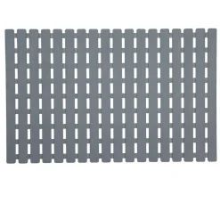 Gifi Equipement Douche^Tapis de bain fond de douche gris