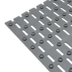 Gifi Equipement Douche^Tapis de bain fond de douche gris