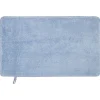 Gifi Aménagement Salle De Bain^Tapis de bain mémoire de forme bleu 75x45cm