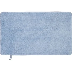 Gifi Aménagement Salle De Bain^Tapis de bain mémoire de forme bleu 75x45cm