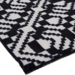 Gifi Nettoyage Et Entretien|Tapis de cuisine antidérapant absorbant imprimé tomette bleu 120x50cm